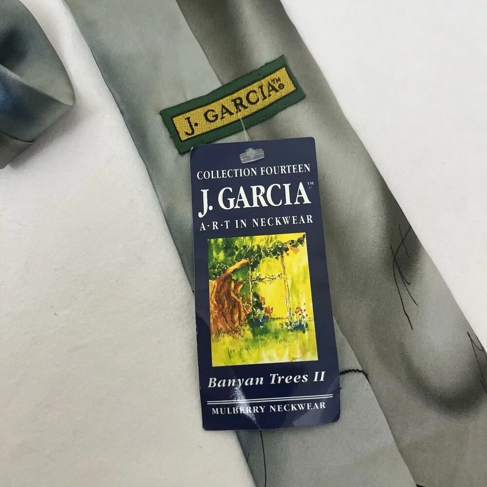 J. Garcia Jerry Garcia NWT Vintage Silk Abstract Patterned Tie